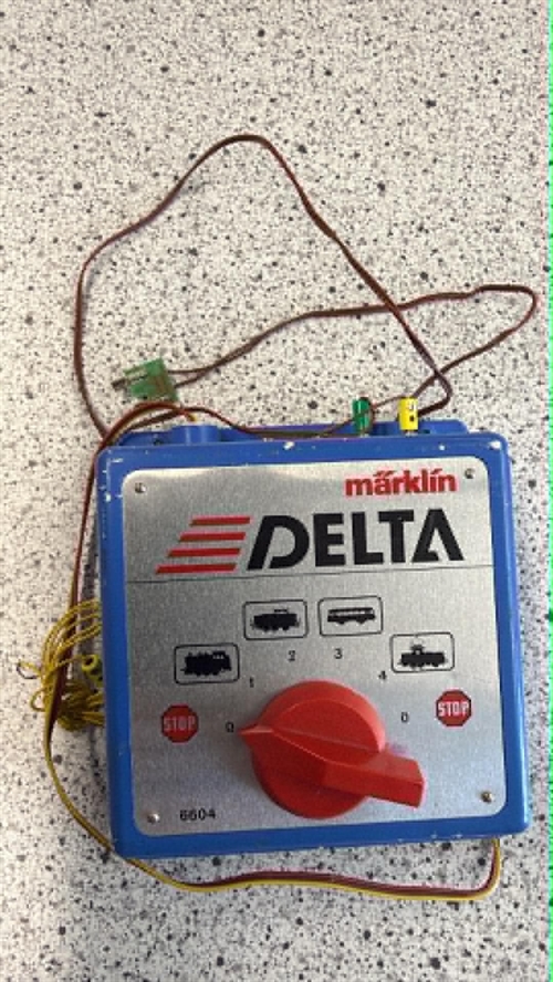 Märklin Delta 6604-1 Steuergerät ohne OVP, mit Gebrauchsspuren (GEBRAUCHT)